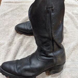 Tony Lama cowboy boots re souled with Vibram soles 12 D